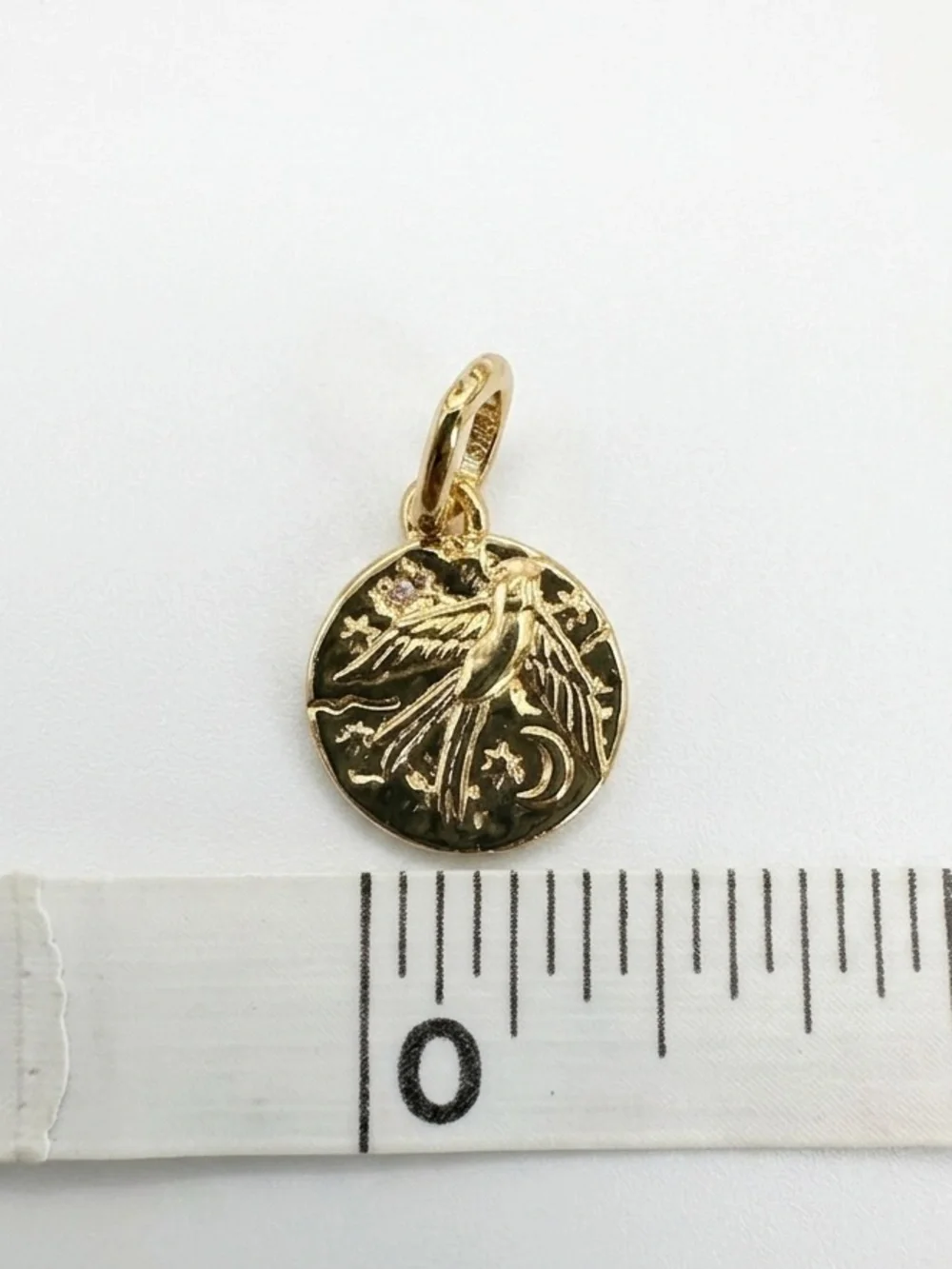 Swallow Medallion Charm - Picture 4 of 4